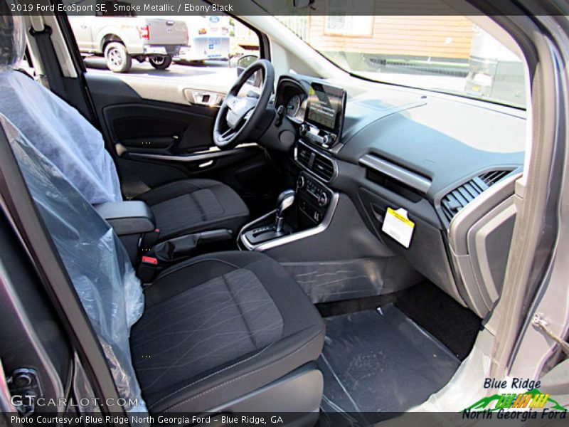 Smoke Metallic / Ebony Black 2019 Ford EcoSport SE