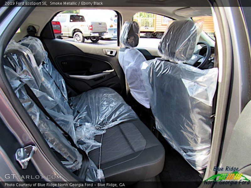 Smoke Metallic / Ebony Black 2019 Ford EcoSport SE