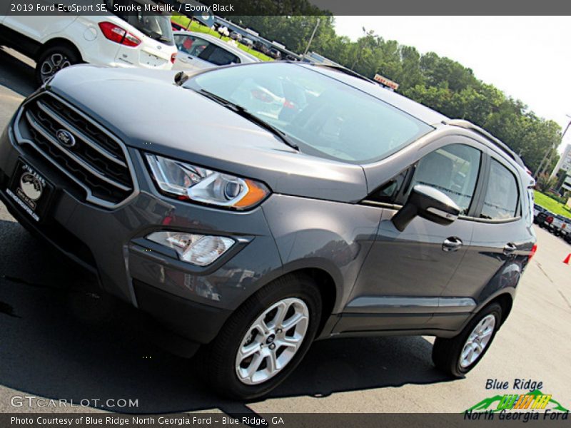 Smoke Metallic / Ebony Black 2019 Ford EcoSport SE