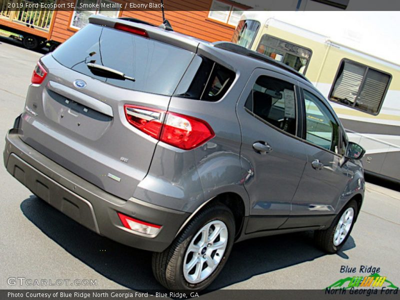 Smoke Metallic / Ebony Black 2019 Ford EcoSport SE