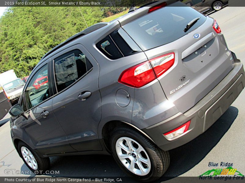 Smoke Metallic / Ebony Black 2019 Ford EcoSport SE