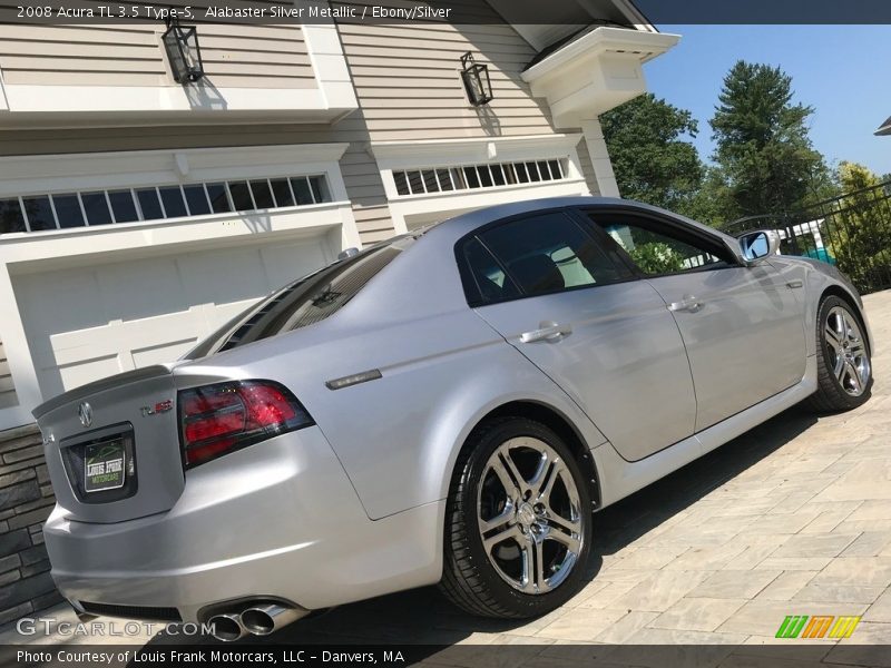 Alabaster Silver Metallic / Ebony/Silver 2008 Acura TL 3.5 Type-S