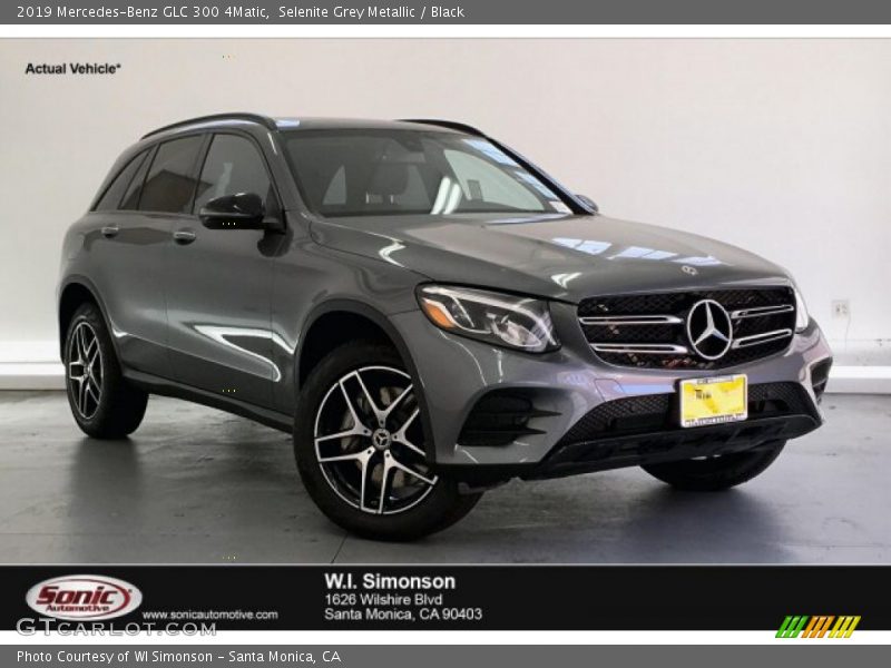 Selenite Grey Metallic / Black 2019 Mercedes-Benz GLC 300 4Matic