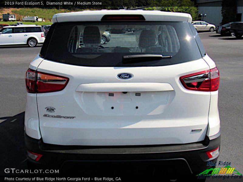 Diamond White / Medium Stone 2019 Ford EcoSport S