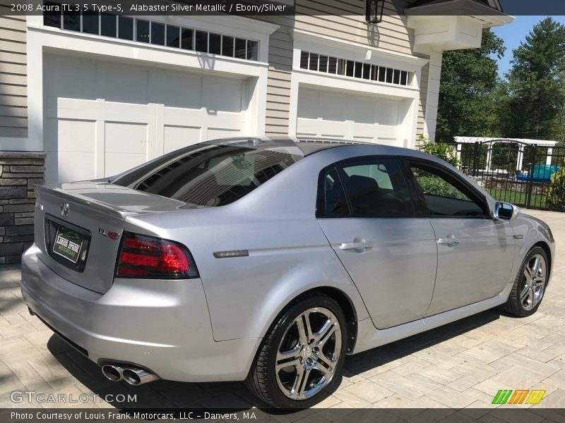 Alabaster Silver Metallic / Ebony/Silver 2008 Acura TL 3.5 Type-S