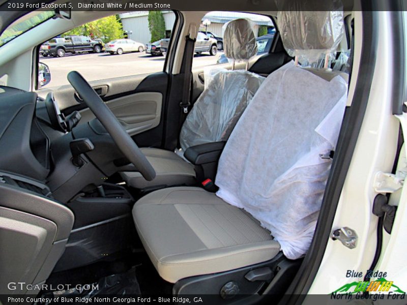 Diamond White / Medium Stone 2019 Ford EcoSport S