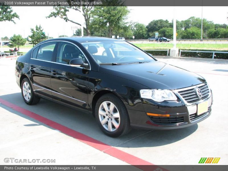 Deep Black / Black 2008 Volkswagen Passat Turbo Sedan
