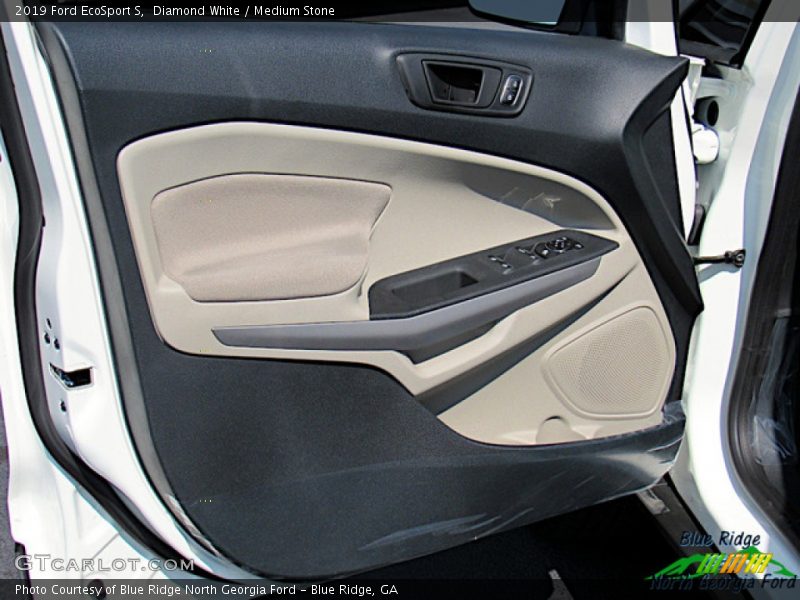 Diamond White / Medium Stone 2019 Ford EcoSport S
