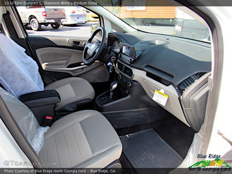 Diamond White / Medium Stone 2019 Ford EcoSport S