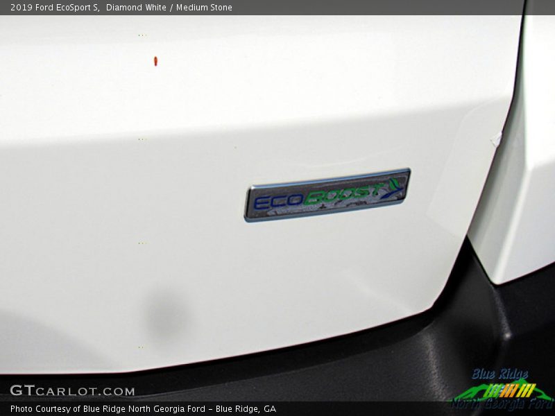 Diamond White / Medium Stone 2019 Ford EcoSport S