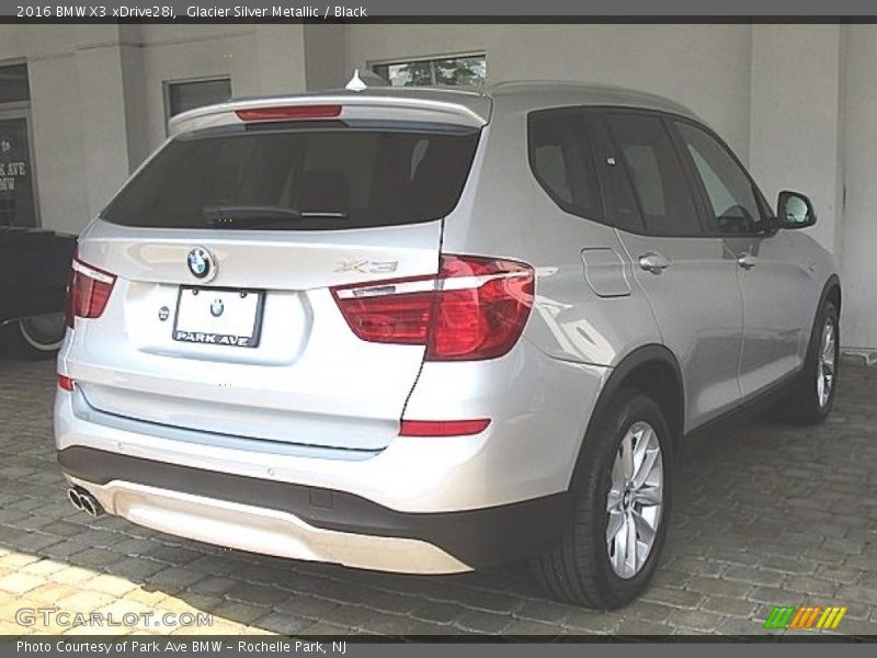 Glacier Silver Metallic / Black 2016 BMW X3 xDrive28i