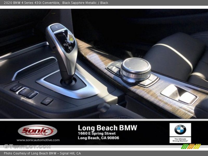 Black Sapphire Metallic / Black 2020 BMW 4 Series 430i Convertible
