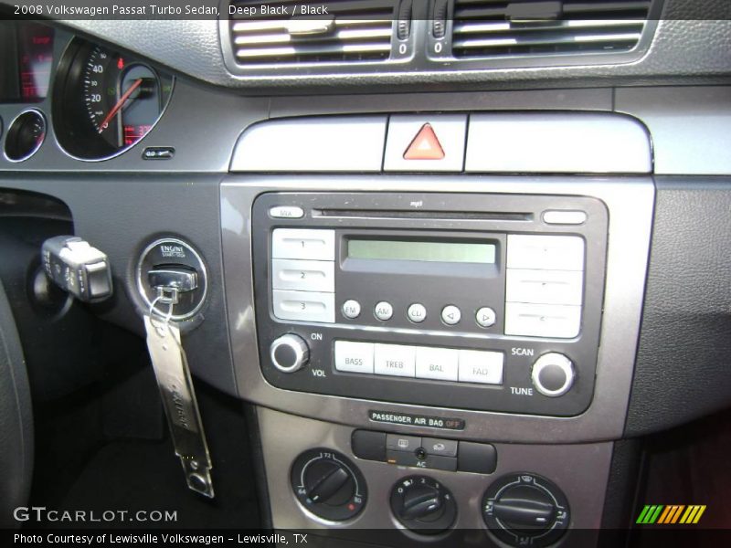 Deep Black / Black 2008 Volkswagen Passat Turbo Sedan