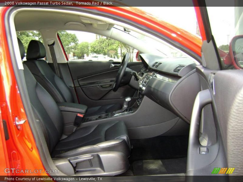 Tornado Red / Black 2008 Volkswagen Passat Turbo Sedan