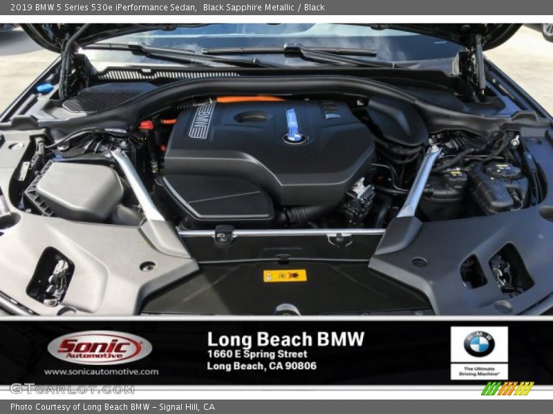 Black Sapphire Metallic / Black 2019 BMW 5 Series 530e iPerformance Sedan