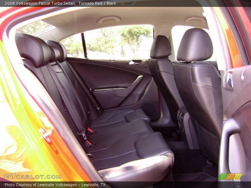 Tornado Red / Black 2008 Volkswagen Passat Turbo Sedan
