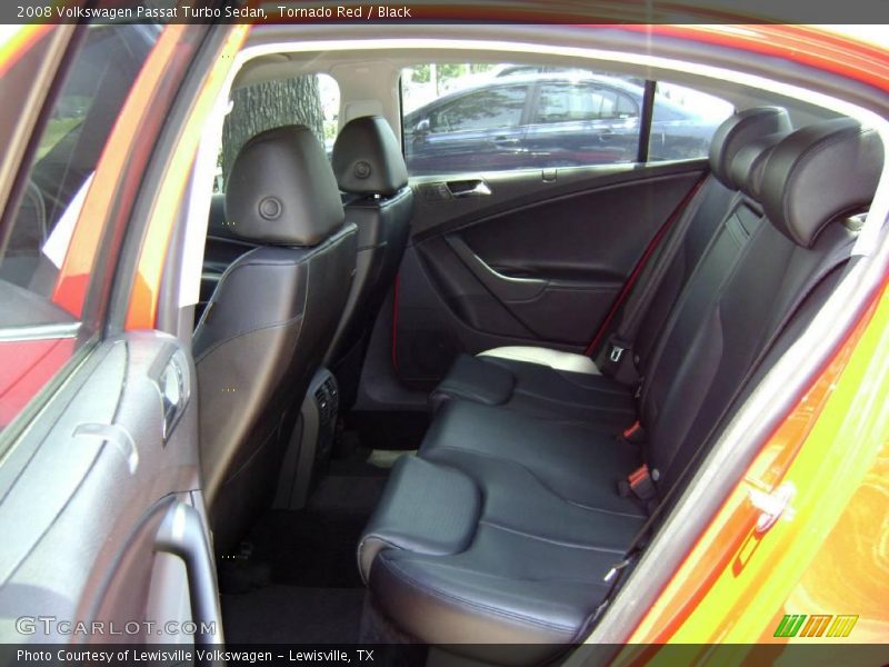Tornado Red / Black 2008 Volkswagen Passat Turbo Sedan