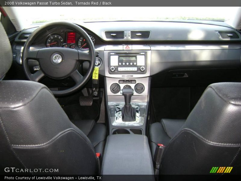 Tornado Red / Black 2008 Volkswagen Passat Turbo Sedan