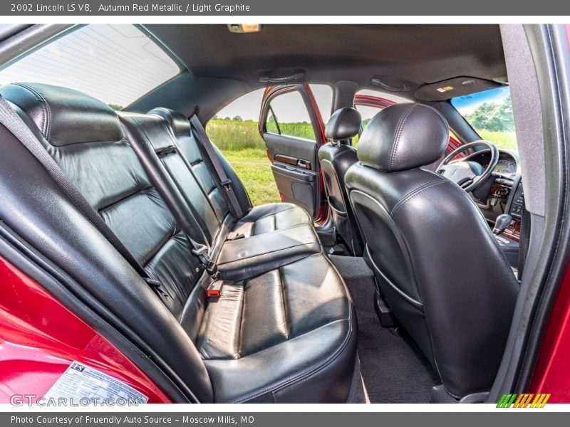 Autumn Red Metallic / Light Graphite 2002 Lincoln LS V8