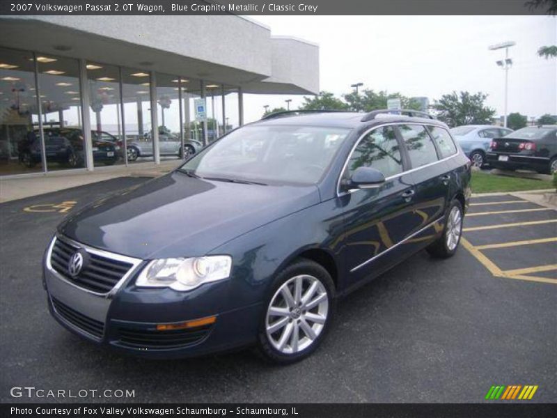Blue Graphite Metallic / Classic Grey 2007 Volkswagen Passat 2.0T Wagon