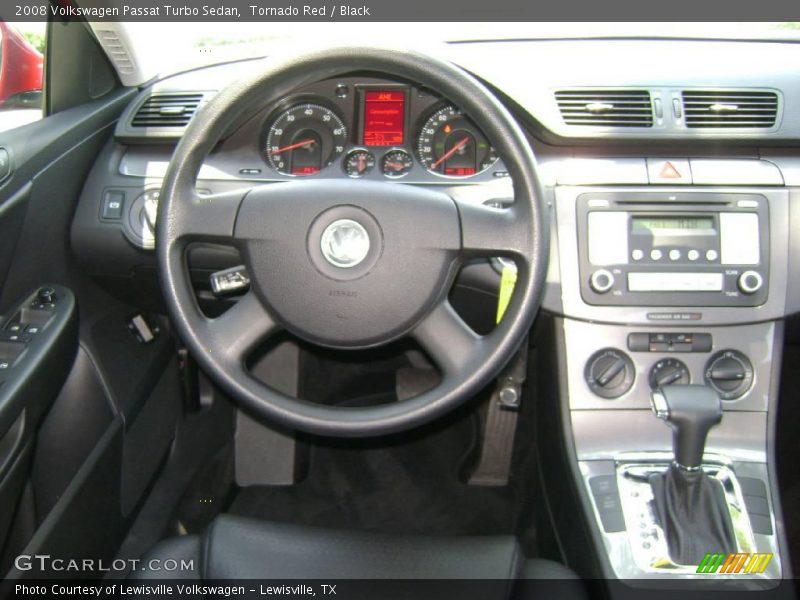 Tornado Red / Black 2008 Volkswagen Passat Turbo Sedan