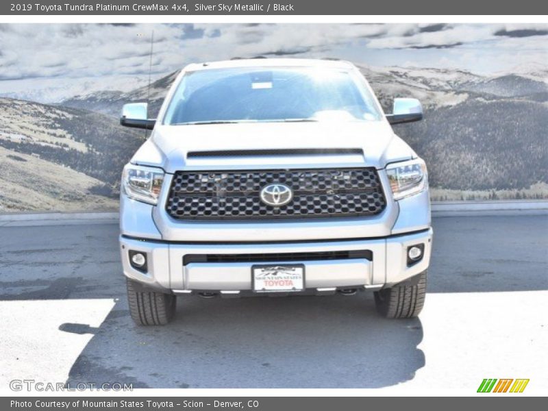 Silver Sky Metallic / Black 2019 Toyota Tundra Platinum CrewMax 4x4