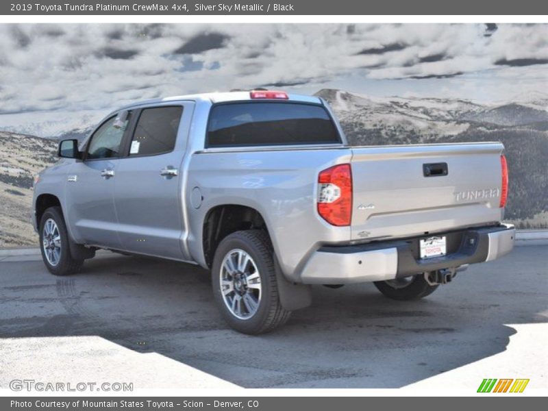 Silver Sky Metallic / Black 2019 Toyota Tundra Platinum CrewMax 4x4