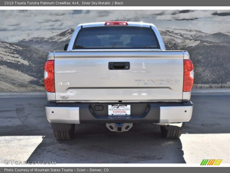 Silver Sky Metallic / Black 2019 Toyota Tundra Platinum CrewMax 4x4