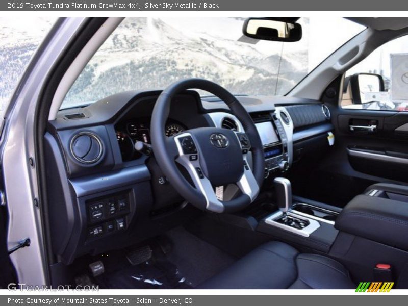Silver Sky Metallic / Black 2019 Toyota Tundra Platinum CrewMax 4x4