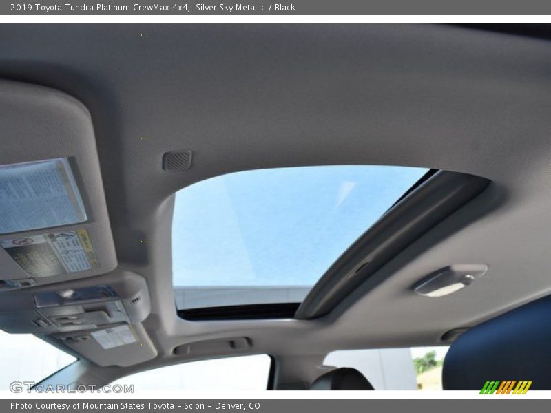 Silver Sky Metallic / Black 2019 Toyota Tundra Platinum CrewMax 4x4