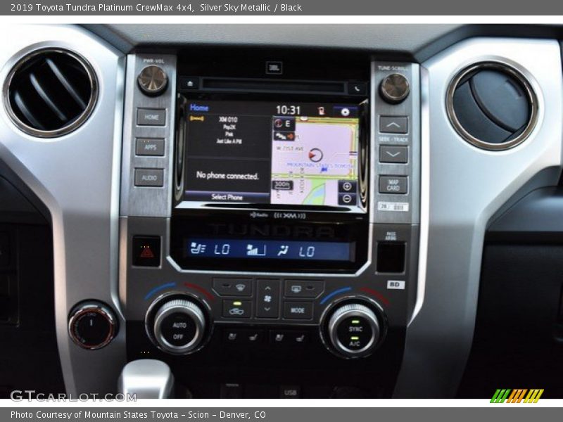 Silver Sky Metallic / Black 2019 Toyota Tundra Platinum CrewMax 4x4