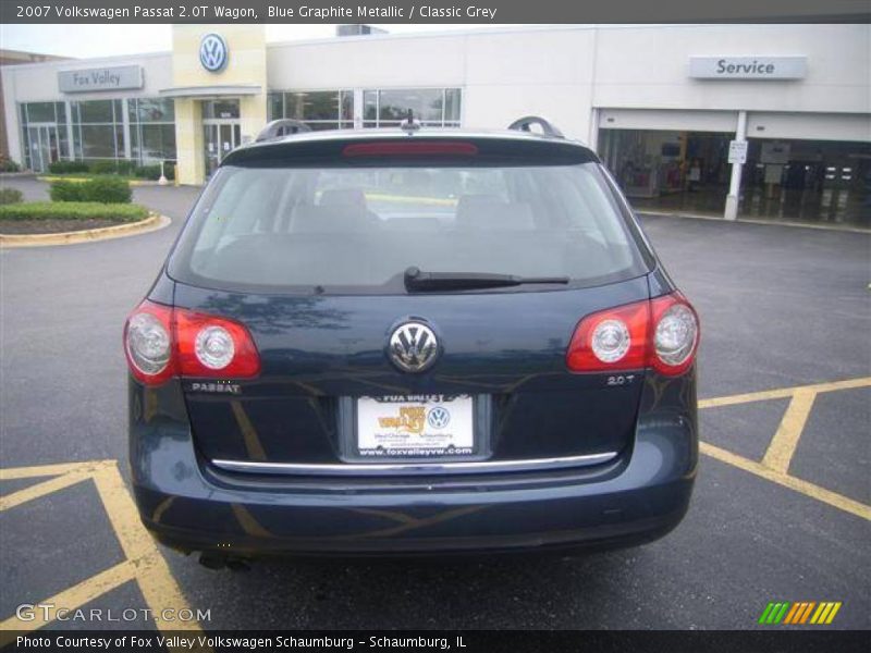 Blue Graphite Metallic / Classic Grey 2007 Volkswagen Passat 2.0T Wagon