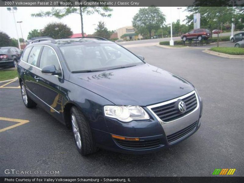 Blue Graphite Metallic / Classic Grey 2007 Volkswagen Passat 2.0T Wagon