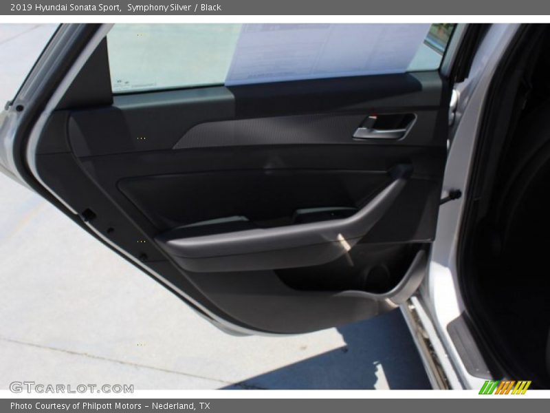 Symphony Silver / Black 2019 Hyundai Sonata Sport