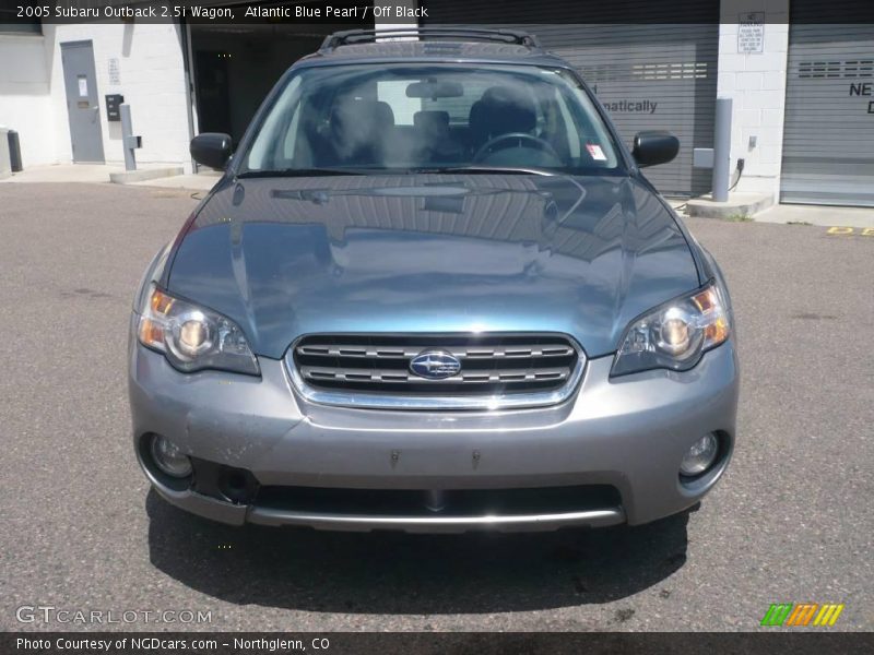 Atlantic Blue Pearl / Off Black 2005 Subaru Outback 2.5i Wagon