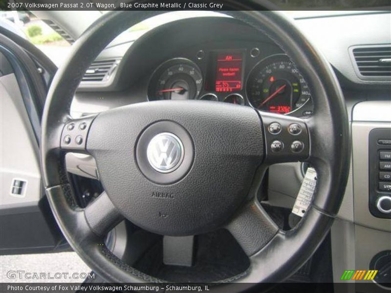 Blue Graphite Metallic / Classic Grey 2007 Volkswagen Passat 2.0T Wagon