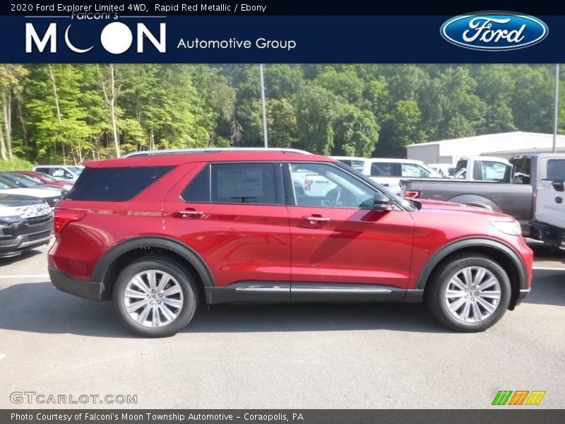 Rapid Red Metallic / Ebony 2020 Ford Explorer Limited 4WD
