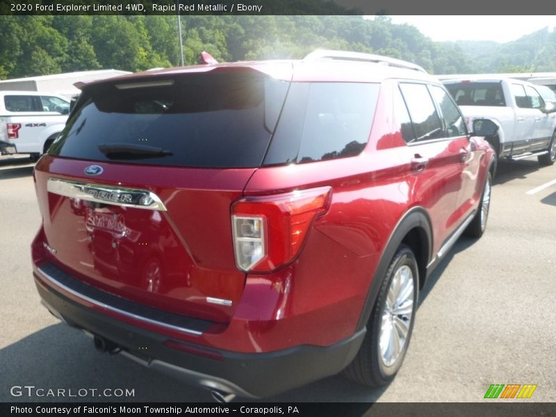 Rapid Red Metallic / Ebony 2020 Ford Explorer Limited 4WD