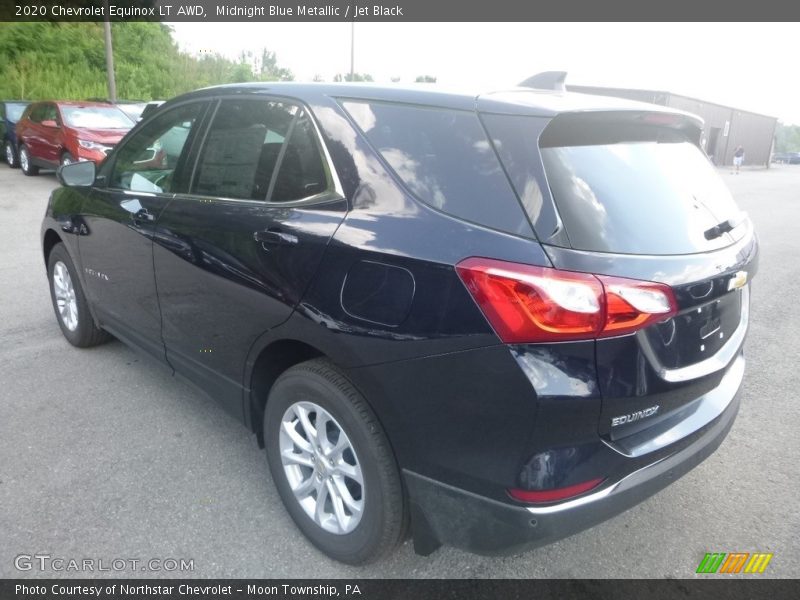 Midnight Blue Metallic / Jet Black 2020 Chevrolet Equinox LT AWD