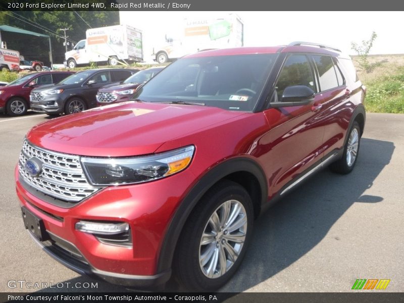 Rapid Red Metallic / Ebony 2020 Ford Explorer Limited 4WD