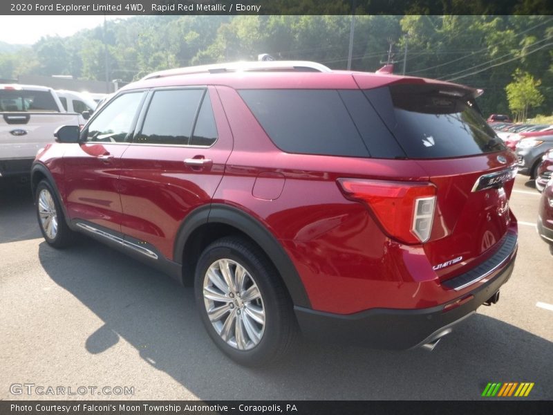 Rapid Red Metallic / Ebony 2020 Ford Explorer Limited 4WD