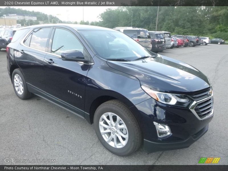 Midnight Blue Metallic / Jet Black 2020 Chevrolet Equinox LT AWD