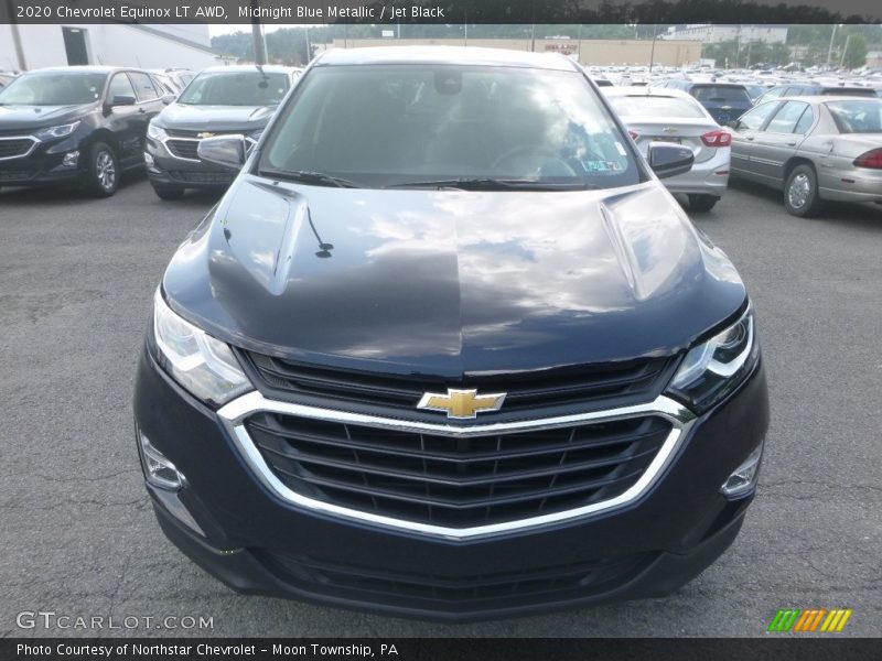 Midnight Blue Metallic / Jet Black 2020 Chevrolet Equinox LT AWD