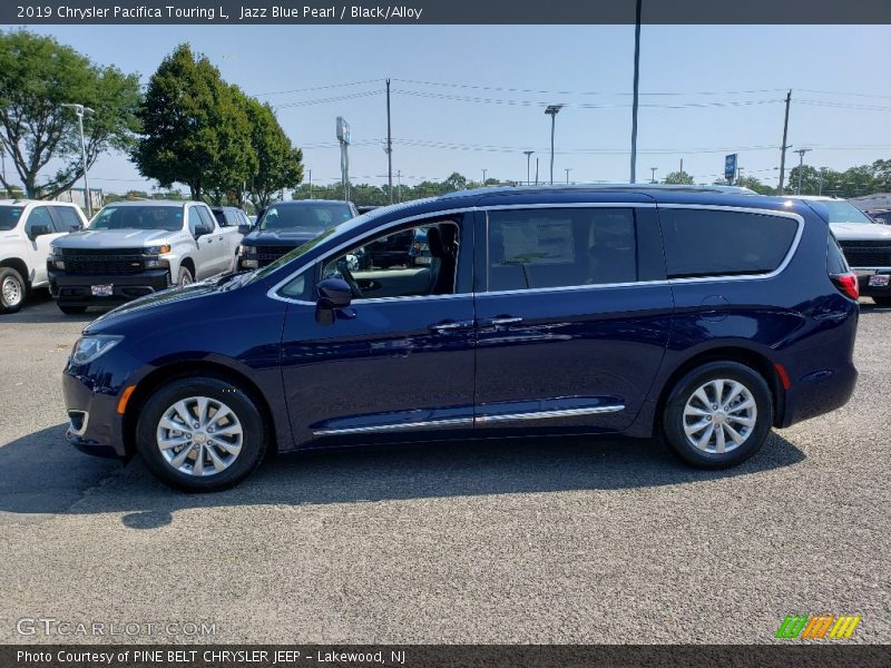 Jazz Blue Pearl / Black/Alloy 2019 Chrysler Pacifica Touring L