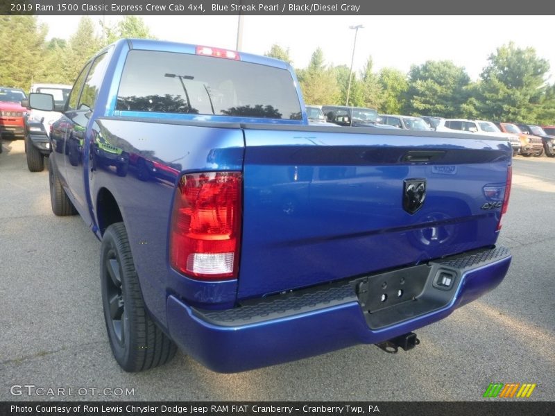 Blue Streak Pearl / Black/Diesel Gray 2019 Ram 1500 Classic Express Crew Cab 4x4