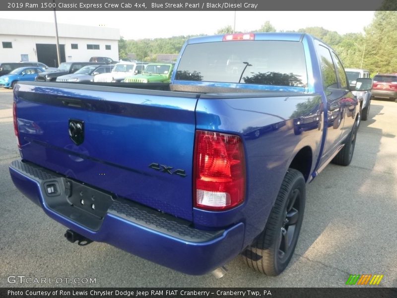 Blue Streak Pearl / Black/Diesel Gray 2019 Ram 1500 Classic Express Crew Cab 4x4