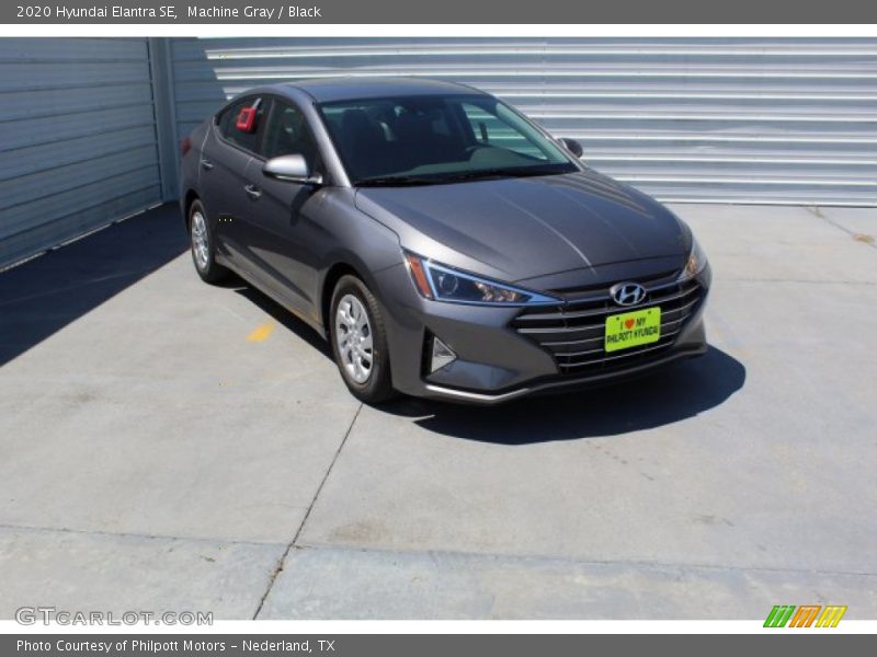 Machine Gray / Black 2020 Hyundai Elantra SE