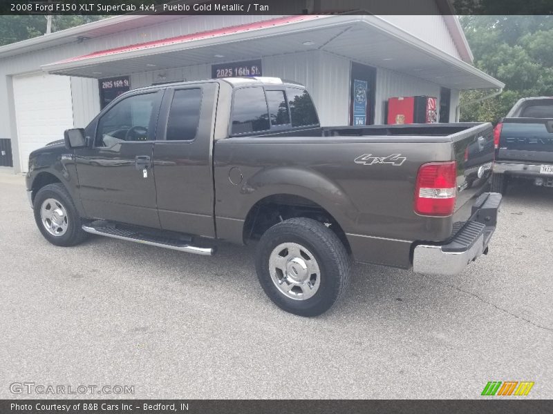 Pueblo Gold Metallic / Tan 2008 Ford F150 XLT SuperCab 4x4