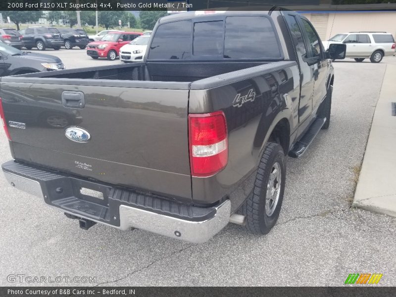 Pueblo Gold Metallic / Tan 2008 Ford F150 XLT SuperCab 4x4
