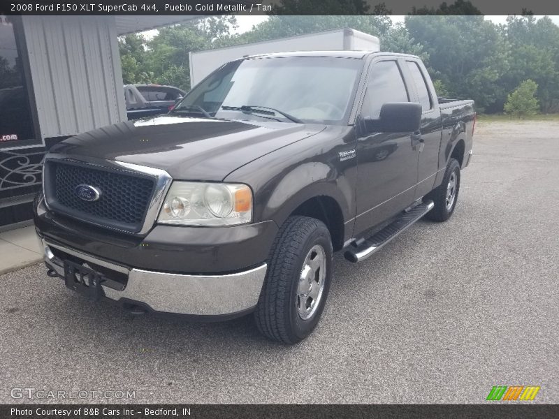 Pueblo Gold Metallic / Tan 2008 Ford F150 XLT SuperCab 4x4